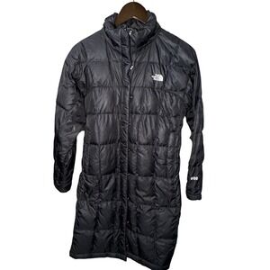 The North Face Womens Metropolis Parka Black 600 Down Quilted Puffer Coat Small